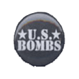 U.S Bombs Logo Button Badges