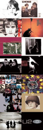 U2 Albums Door Poster