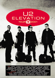 U2 Elvation Tour Giant Poster