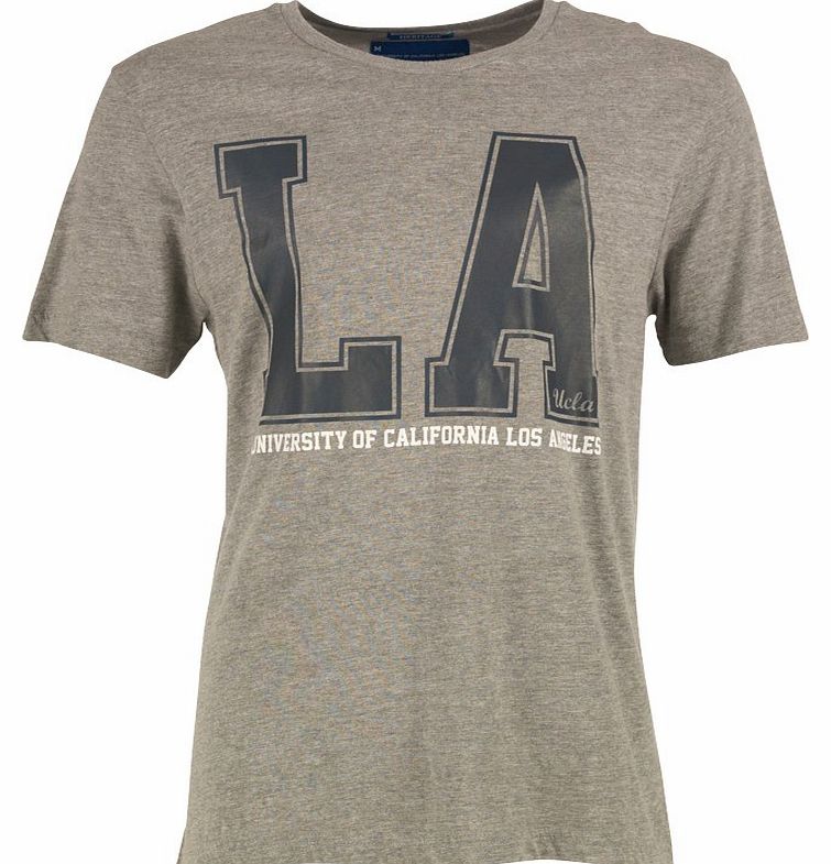 UCLA Mens Ashford LA T-Shirt Grey Marl