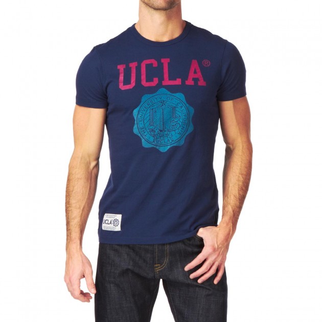 UCLA Mens UCLA Powell 2 T-Shirt - Twilight Blue