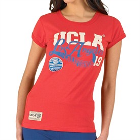 UCLA Womens Herrera Los Angeles T-Shirt Poppy Red
