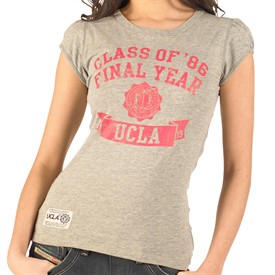 UCLA Womens Wade Class Of 86 T-Shirt Grey Marl