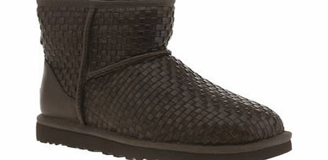 ugg australia Brown Classic Mini Woven Boots