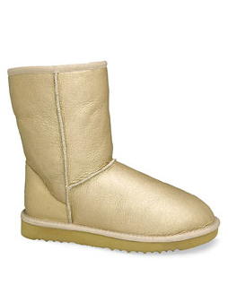 UGG Australia Classic Short - Metallic Soft Gold