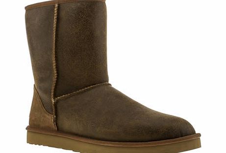 ugg australia Dark Brown Classic Short Bomber