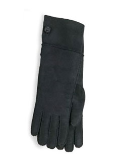 French Knot Glove Black