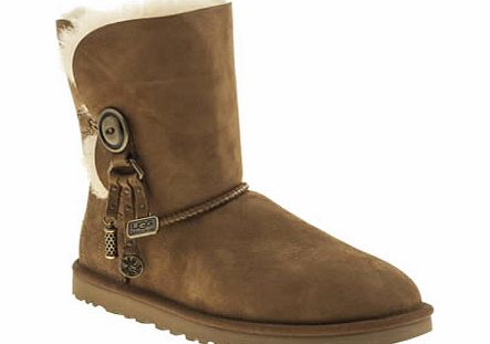 ugg australia Tan Azalea Charm Boots