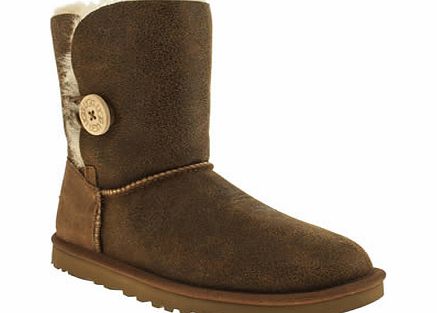 ugg australia Tan Bailey Button Bomber Boots