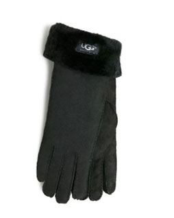 Ultra Long Turn Cuff Glove Black