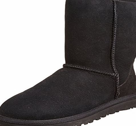 Ugg Australia Womens Classic Short Black Flat 5825Black7 5.5 UK