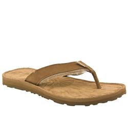 Ugg Female Tasmina Suede Upper Toepost Sandals in Tan