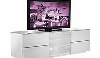 UK-CF UKCF London Gloss White TV Cabinet - Up to 60 Inch