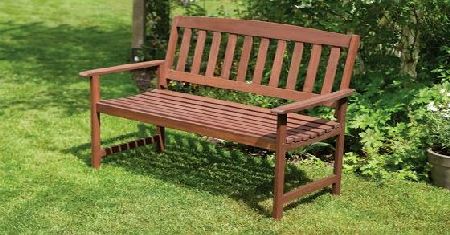 UK-Gardens Heavy Duty Wooden 2 Seater Garden Bench - FSC Hardwood
