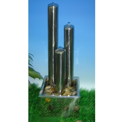 Amora Triple Tubes and Bowl Water Features