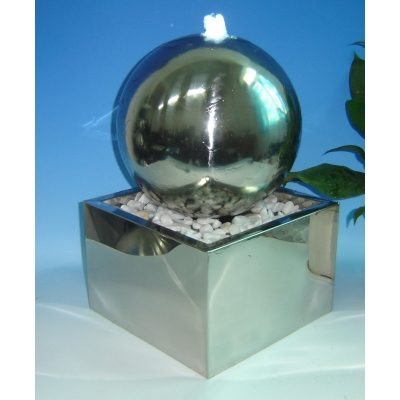 UK Water Features Toli Sphere with LED Lights Water Features