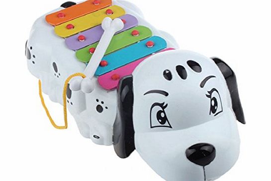 Ukamshop TM)Puppy Drag Piano Music Toy Toddler Dog Type Musical Instrument