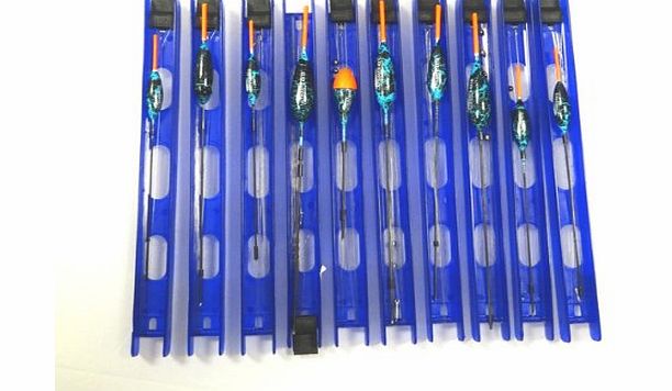 Ultimate 10 Assorted Barnsley Blacks Pole Floats UL4410