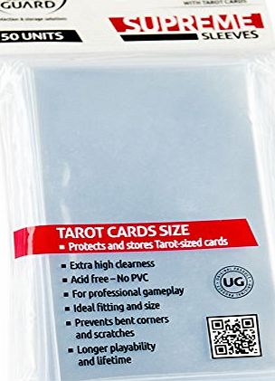 Ultimate Guard Supreme Sleeves for Tarot Cards (Pack of 50)