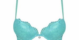 The One mint lace bra