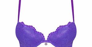 The One purple lace bra