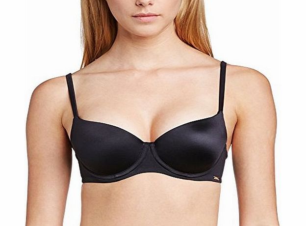 Ultimo Womens OMG Balcony Push-Up Everyday Bra, Black, 32B