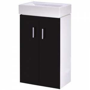 Ultra Checkers 450mm Floor Standing Vanity Unit