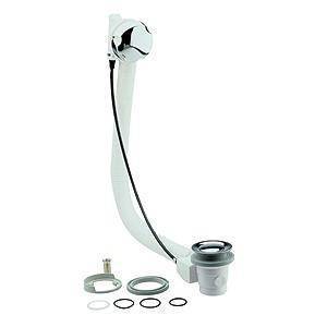 Ultra Extended Chrome Bath pop up waste Suitable