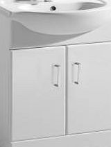 Ultra High Gloss White 650mm Bathroom Vanity