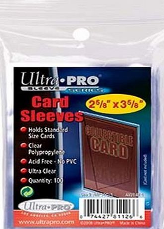 Ultra Pro Trading Card Sleeves - 500 Ultra Pro Clear Deck Protectors Pokemon MTG Sized