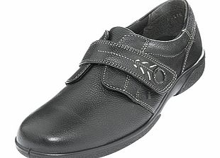 Soft Leather Wide-Fit Shoes