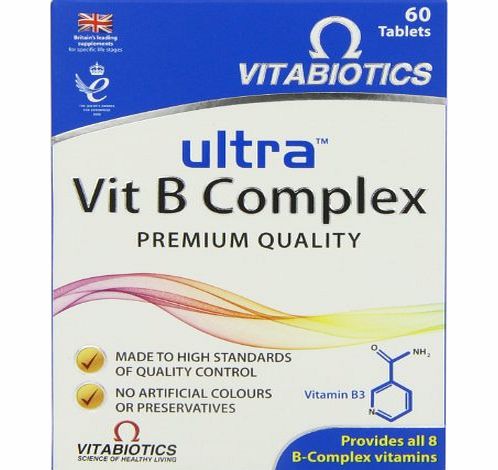 Vitamin B-Complex Tablets - Pack of 60 Tablets