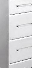 Ultra White 350 x 330 Bathroom Furniture Storage Chest