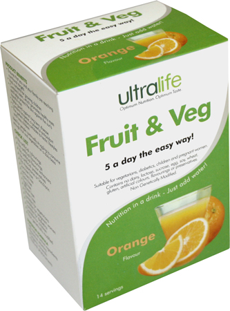 Fruit and Veg Orange 14 serving