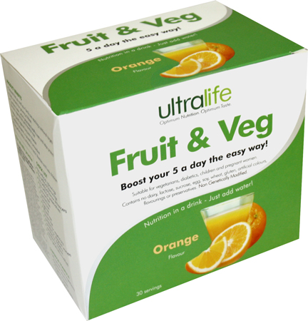 Ultralife Fruit and Veg Orange 30 Servings