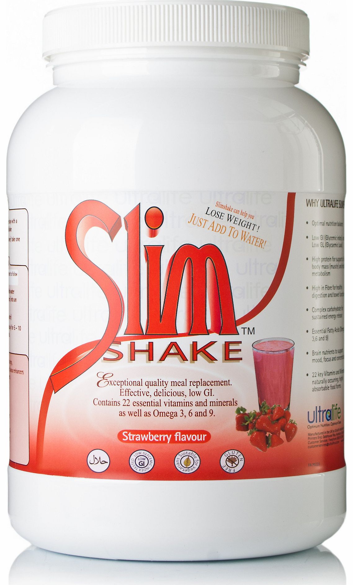 Ultralife Slim Shake Strawberry Milk Shake Powder