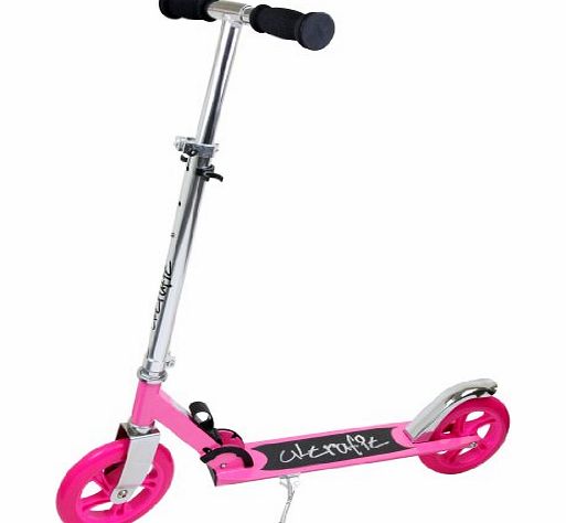 Ultrasport Kick Scooter - Pink/Silver, 20.5 cm