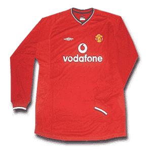 Umbro 00-02 Man Utd Home Long-sleeve shirt