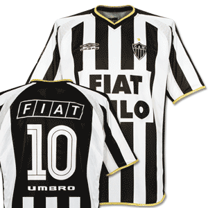 Umbro 01-02 Ath.Mineiro Home Shirt inc No 10