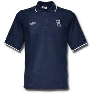 Umbro 01-02 Chelsea Tipped Polo shirt - navy