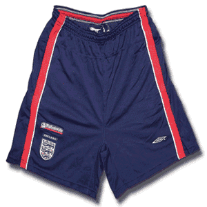 Umbro 01-02 England Training shorts - navy
