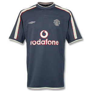 Umbro 01-02 Man Utd Pro Train Jers - Blk (Boys)