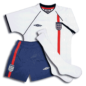 Umbro 01-03 England Home Infant kit