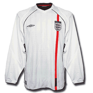 Umbro 01-03 England Home Long-sleeve shirt