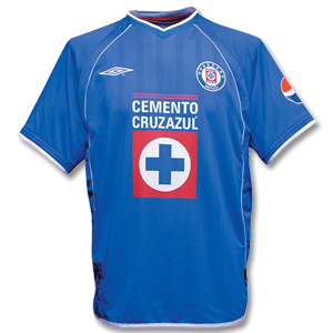 Umbro 02-03 Deportivo Cruz Azul Home shirt