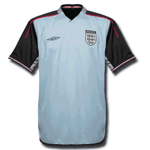 Umbro 02-03 England Away S/S Goalkeeper shirt