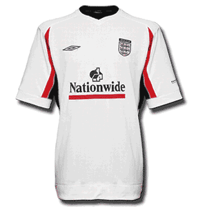 Umbro 02-03 England Mesh Training shirt - white
