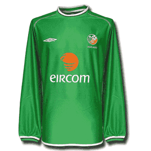 Umbro 02-03 Ireland Home L/S shirt