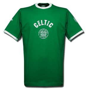 03-04 Celtic Logo Tee - Green/White