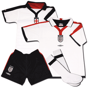 Umbro 03-04 England Home Baby kit